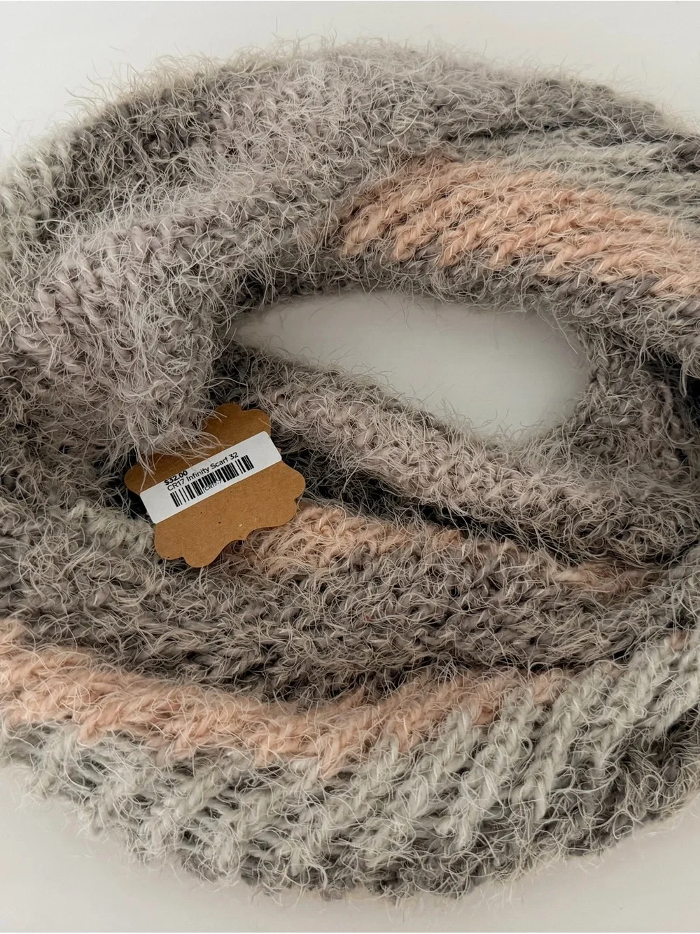 Cozy Gradient Knit Infinity Scarf